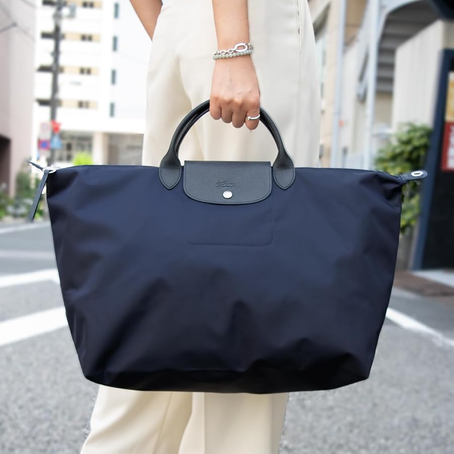 LONGCHAMP 大容量 プリアージュ 拡張式 トラベルバッグ こんいろ RA ル プリアージュ® オリジナル XL トラベルバッグ ブラック